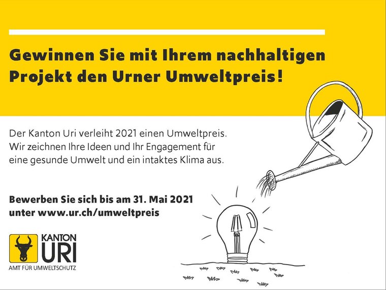 Urner Umweltpreis 2021 Urner Umweltpreis 2021