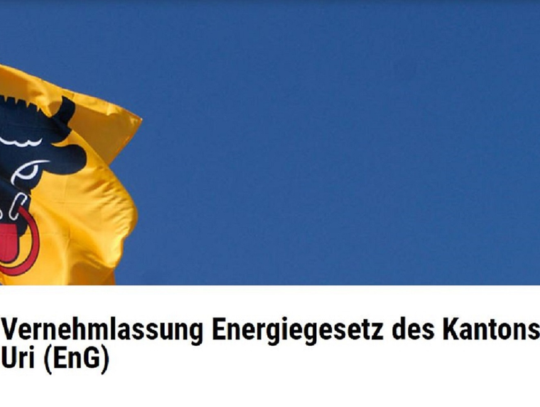 Vernehmlassung Energiegesetz des Kantons Uri (EnG) Vernehmlassung Energiegesetz des Kantons Uri (EnG)